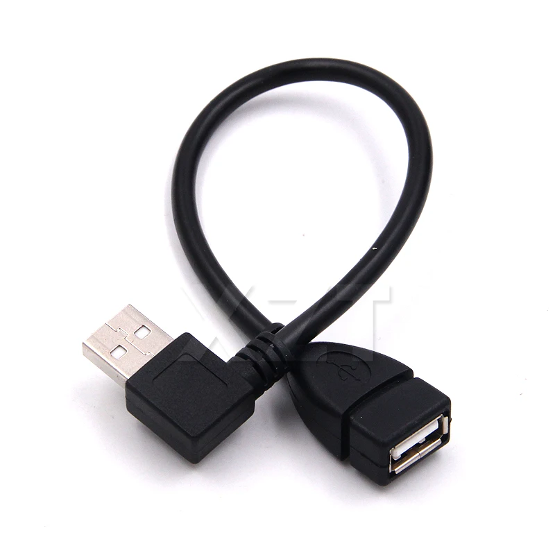 Высокое качество левый/правый угловой 90 градусов USB 2 0 Тип A папа к женскому кабель