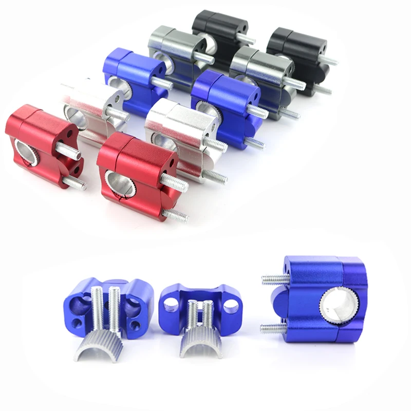 

7/8" 22mm Motorbike Handlebars Fat Bar Mount Clamps Risers For Kawasaki ER-6F ER-6N 2006-2016 KFX 250 2004-2016 KFX 50 2003-2006