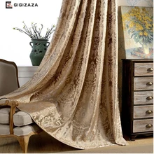 Firefly Jacquard window curtains heavy fabric high quality with silver wire embed 60% shading for livingroom floral ivory color