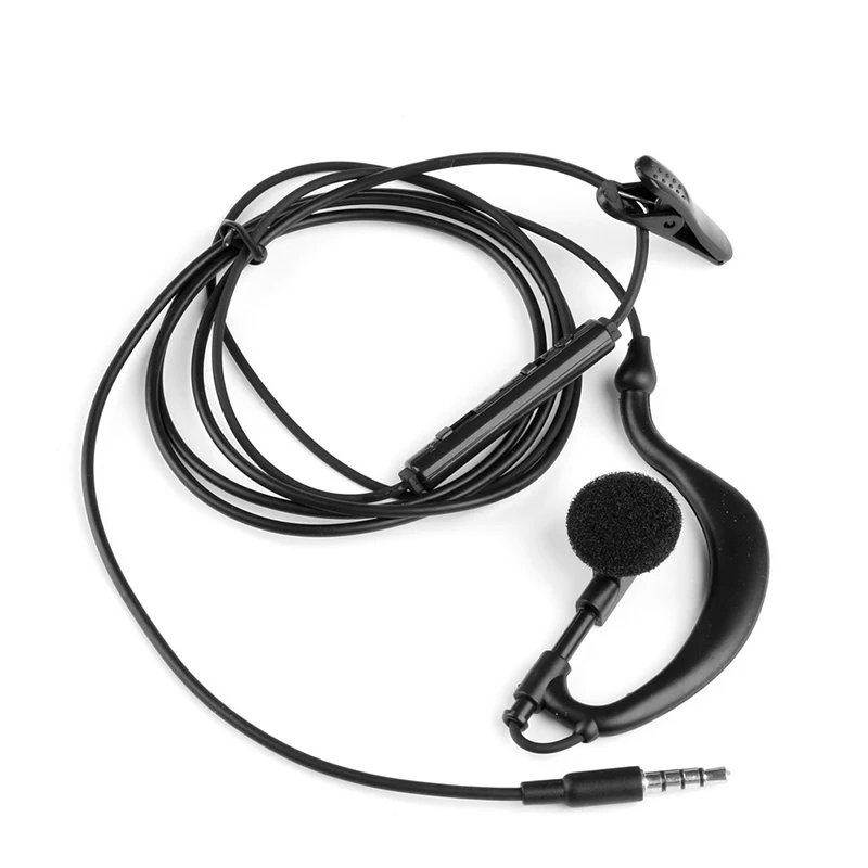 

3.5mm Single In-Ear Only Mono Earphone Earbud w/ Mic For Phone for Samsung