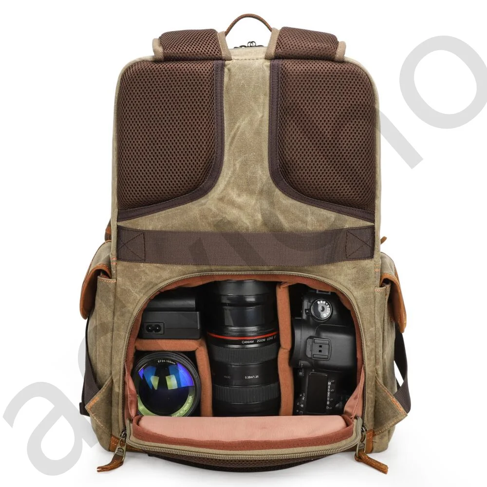 Batik Canvas Camera Backpack (34)