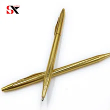Бренд Yushun, металлическая шариковая ручка, роскошная шариковая ручка, в комплекте, золотая, лучше, благородная ручка для бизнеса, для письма, подарочная ручка, для офиса