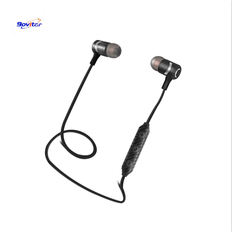 Bovitar L09 Magnetic Wireless Earphone With Mic For iPhone Samsung In ear Bluetooth Earphones Noise Reduction Sports Headsets