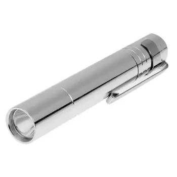 

Pen Lights Portable Mini LED Flashlight Torch Flash Light Work Hunting Lamp Aluminum Alloy use AAA Battery