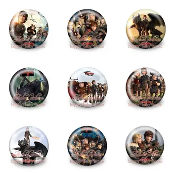

Novelty 90Pcs Hot to Train Your Dragon 2 Buttons Pins Badges,Round Badges,30MM Diameter,Clothing/Bags Accessories Birthday Gifts