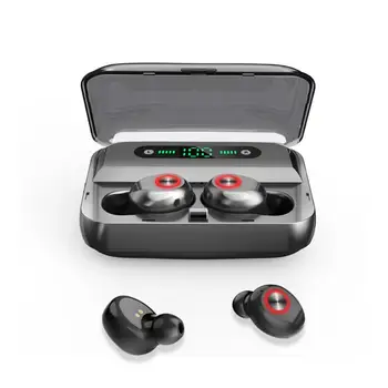 

Magnetic Wireless 5.0 Bluetooth Earphone T10B Stereo Music Sport Earbuds IPX5 Waterproof Earphones With LED Charging Box