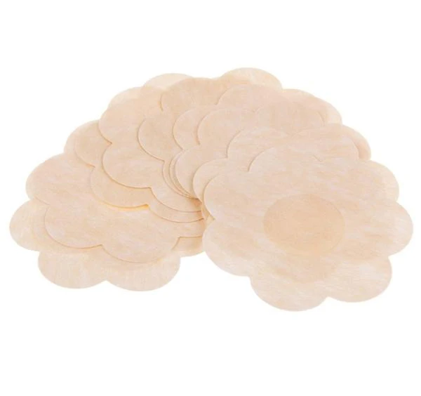 20pcs Soft Pasties Nipple Covers Disposable Breast Petals Flower Sexy