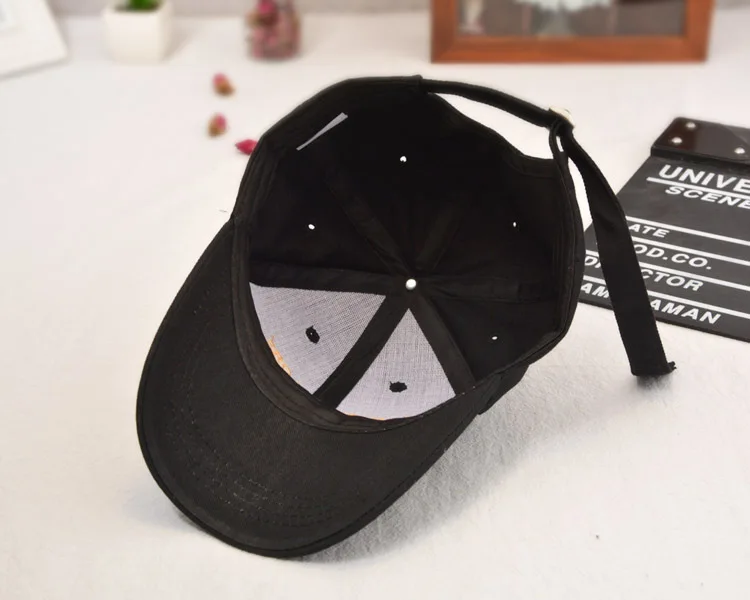 2018 дети хип-хоп простые черные Бейсбол Кепки летняя детская Солнцезащитная шляпка с нашитыми буквами для мальчиков и девочек snapback Кепки s