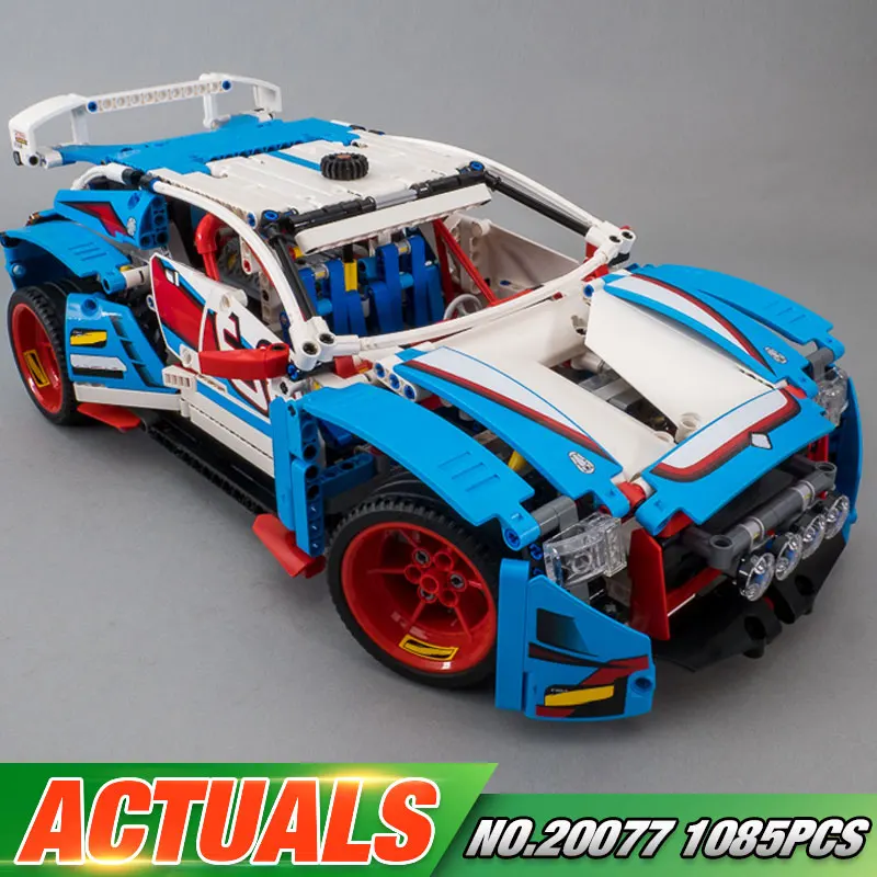 

2019 Car Model 1085Pcs Technic Car Series The 42077 Rally Car Set Building Blocks Bricks Funny Children Toys Christmas Kid Gifts