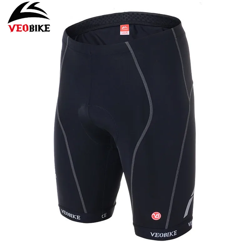 VEOBIKE Bike Gel Shorts Tights Running Shorts 3D Gel Men's Breathable