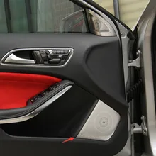 Для Mercedes Benz GLA X156 CLA C117 AMG автомобильный Стайлинг внутренняя отделка аудио дверной динамик декоративная крышка автомобиля стерео Защитная Наклейка