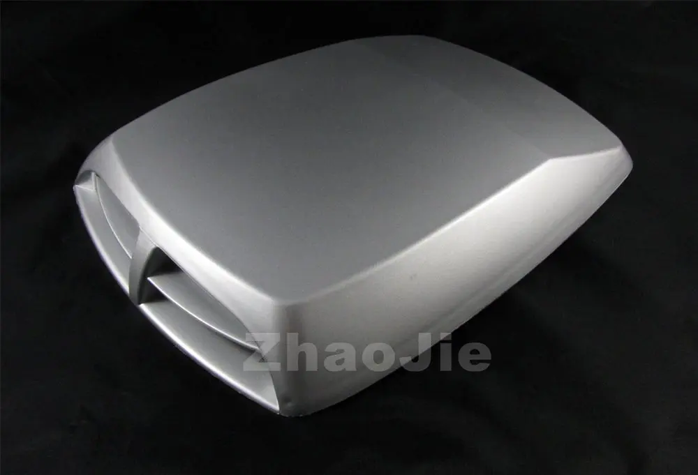 Car Silver decorative Air Flow Intake Hood Scoop Vent Cover