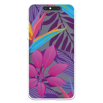 

Stand case costume drawing Leaves WP017 for ZTE Blade V8