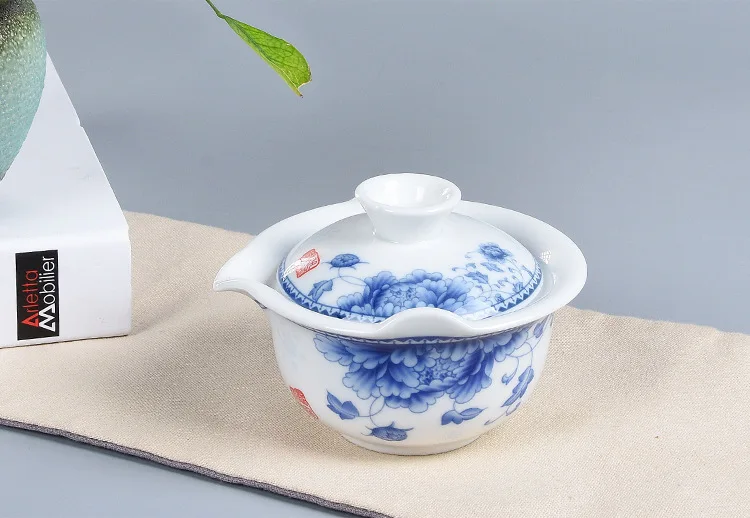 kungfu chá conjunto, porcelana bule, para viagens, fácil de usar