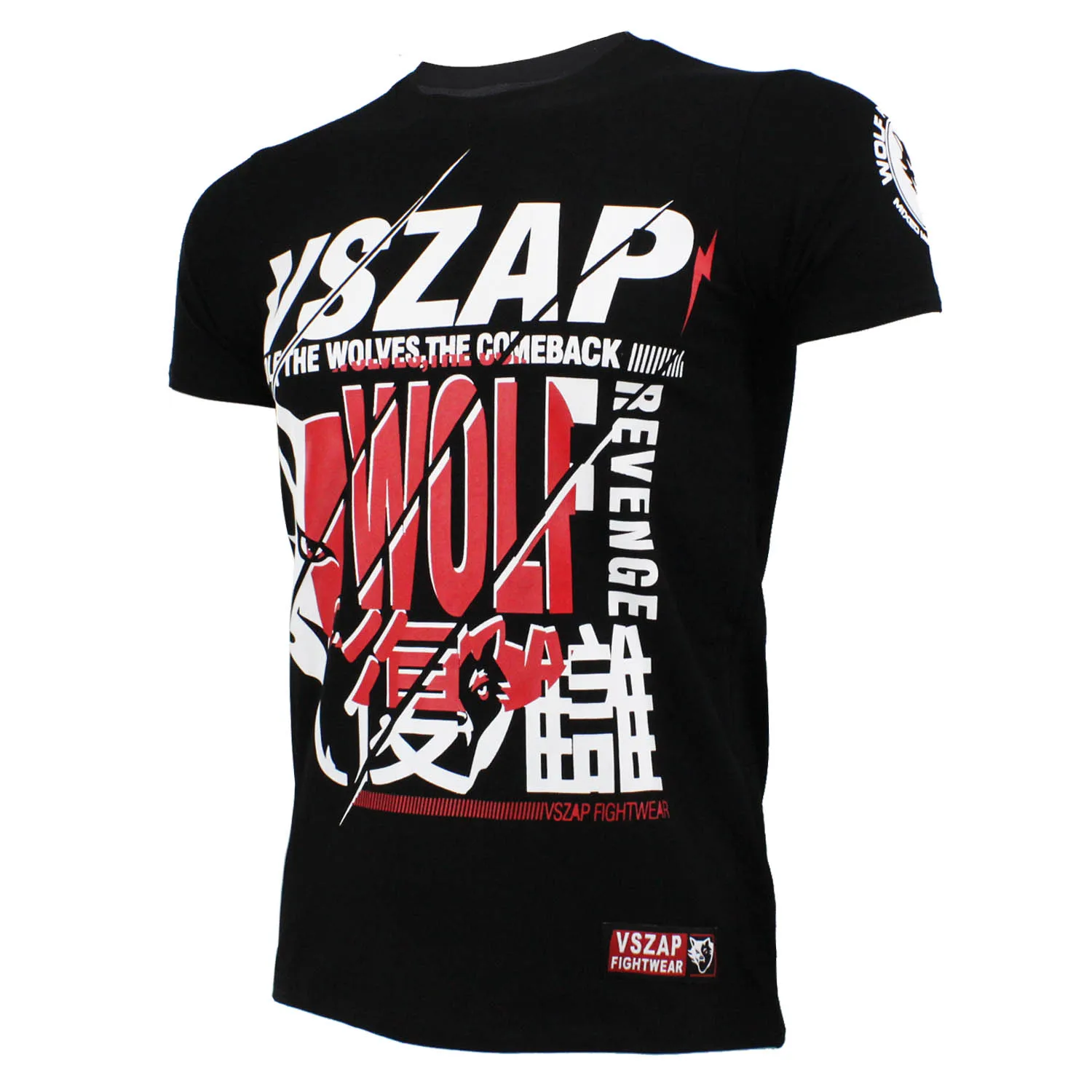 جديد VSZAP الانتقام MMA تي شيرت الملاكمة التايلاندية mma محاربة يتصارع اللياقة البدنية الذكور الانتقام الملابس إلكتروني طباعة أوفست