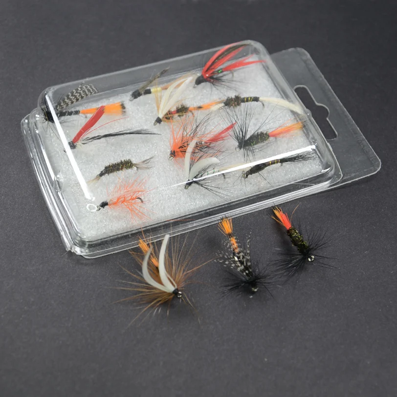 36pcs/set F2 Insects Flies Fly Lures Dry Flies Artificial Trout Fishing Lures Bait Dragonfly