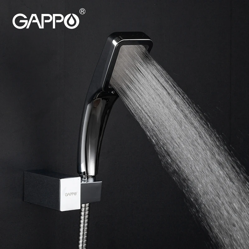 

Square High Pressure Bathroom Shower Head Handheld Water Saving Hand Shower Head Filter Sprayer Shower Head Rainfall