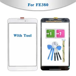 8,0 "для Asus Fonepad 8 FE380 FE380CG FE380CXG K016 Tablet Сенсорный экран планшета Сенсор Передняя Внешний Стекло объектив Панель