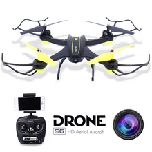 RC Quadcopter Drone with Camera HD 0.3MP 2MP WiFi FPV Camera Drone Remote Control Helicopter UFO Aerial Aircraft S6