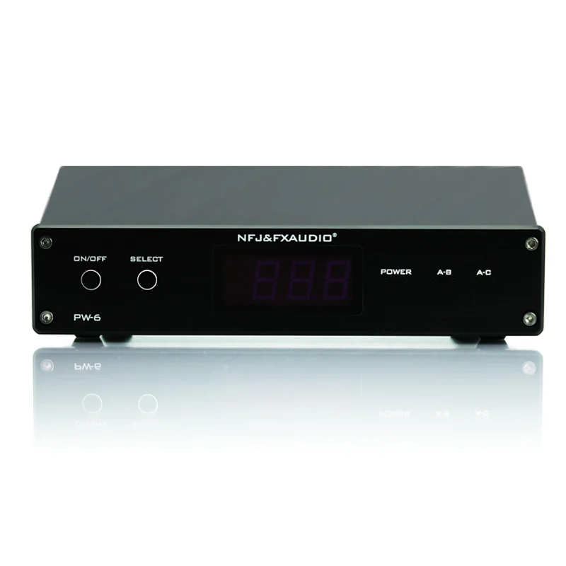 

FX-Audio PW-6 HiFi Amplifiers Speaker Converter 2 in 1 out Remote control 1 in 2 out amplificador audio With Power Supply