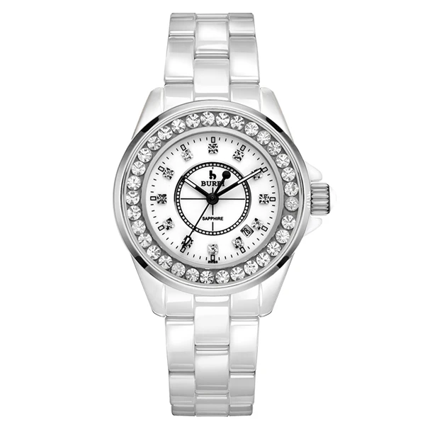 Reloj Mujer повседневные женские часы роскошные женские часы керамические кварцевые часы Relogio Feminino модные часы женские часы Новинка - Цвет: SilverDiamond