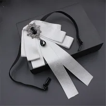 Мужской галстук-бабочка из полиэстера для свадебной вечеринки, галстук с бриллиантами для мужчин, Pajarita Hombre, Студенческая одежда для жениха, галстук-бабочка