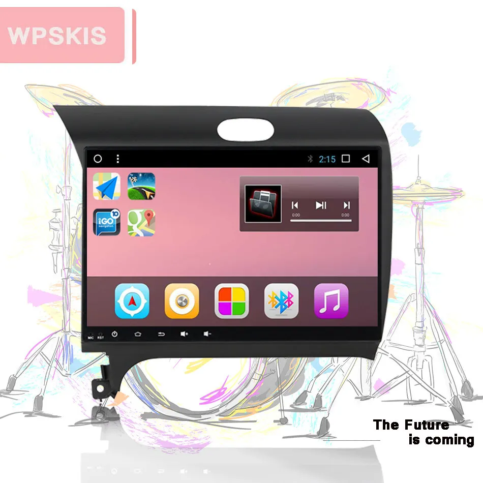 Автомобильный DVD плеер 2DIN 9 дюймов Android 10 0 для Kia/K3/Cerato/Forte 2012 16 с 6 ГБ ОЗУ GPS