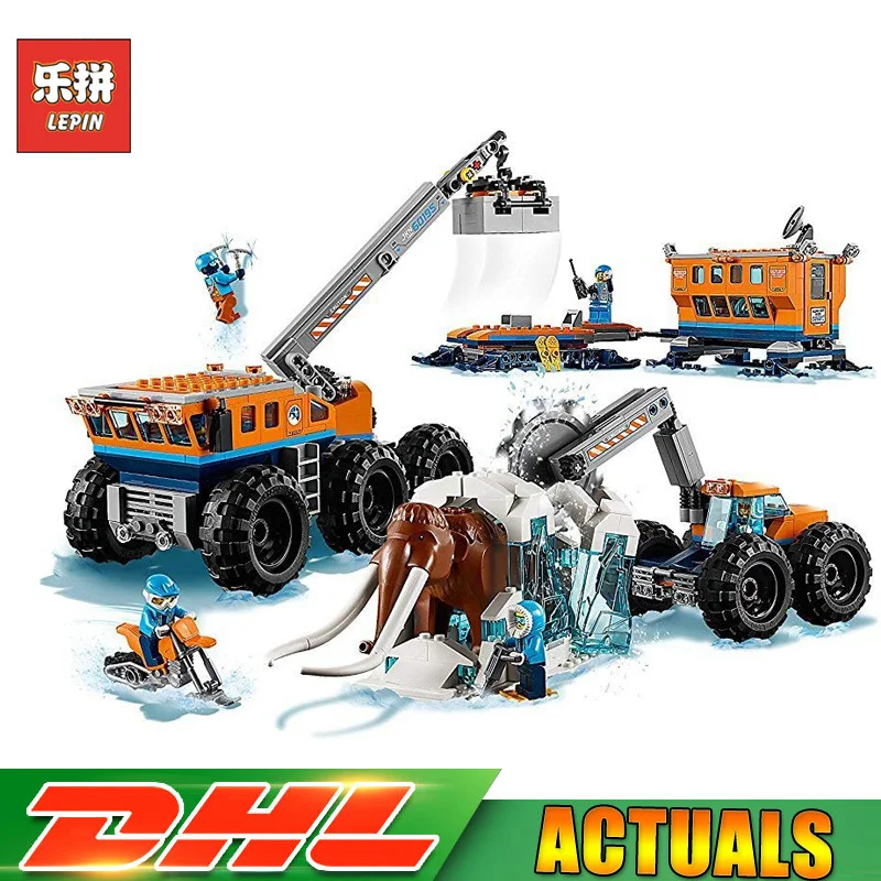 

Lepin 02111 City Arctic Mobile Exploration Base Compatible LegoINGlys 60195 Building Kit Model Building Blocks Children Toys