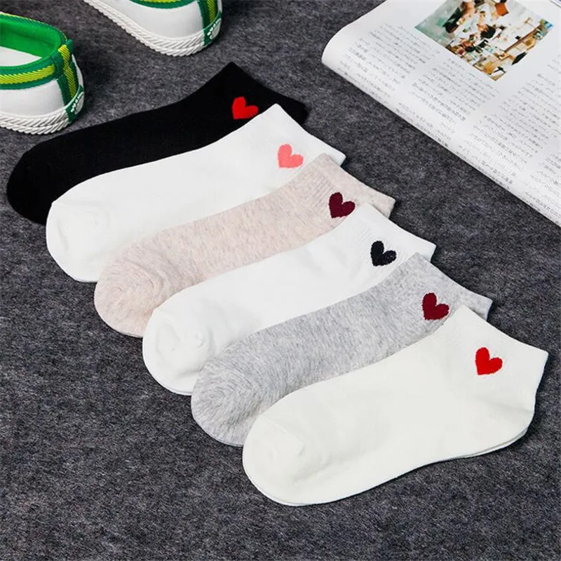 Высококачественные женские носки, 5 пар/лот, весенние, летние и осенние цветные хлопковые носки, женские и женские розовые носки для девочек