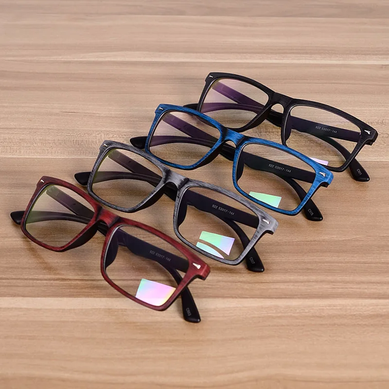 

New Wood Glasses Men and Women Unisex Wooden Pattern Fashion Retro Optical Spectacle Eyeglasses Glasses Frame Vintage Eyewear