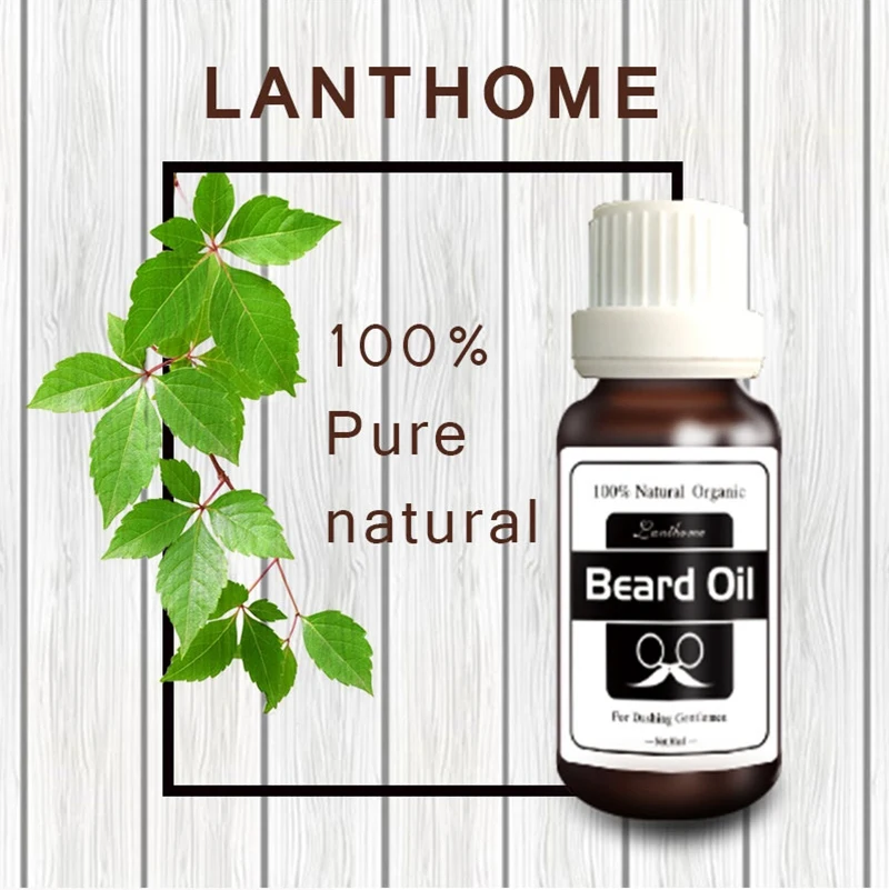 Lanthome Оригинальное масло для роста бороды усы стимулятор роста натуральное ускоренное масло для роста бороды увлажняющие волосы для лица