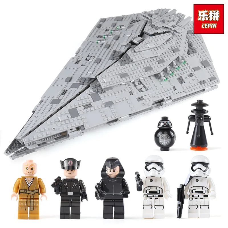 Lepin 05131 1585Pcs Genuine Plan Series The First order Star Set Destroyer LegoINGlys 75190 Building Blocks Bricks Toy gift цена Lepin 05131 1585Pcs Genuine Plan Series The First order Star Set Destroyer LegoINGlys 75190 Building Blocks Bricks Toy gift цены онлайн