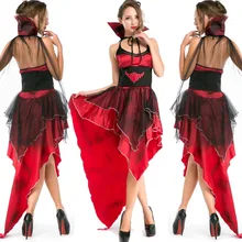 2017 Calidad Japón anime cosplay ropa juegos de murciélago vampiro reina bruja de halloween disfraces para las mujeres