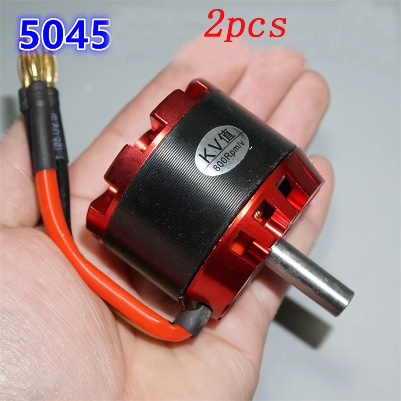 

2pcs RC Model Aircraft 5045 Brushless Motor KV700 KV800 Large Torque Outer-rotor Engine Motors Outer Runner High Speed Motor