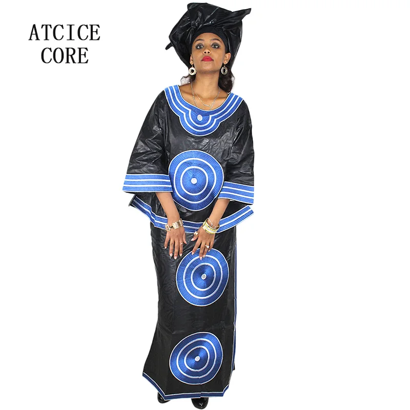 african dresses for women 100 COTTON NEW AFRICAN FASHION DEISGN BAIZN RICHE EMBROIDERY DESIGN