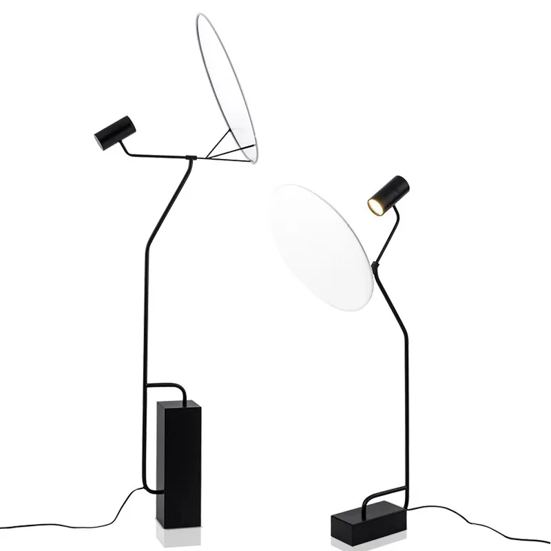 

Italy Designer LED Post Modern simple Creative Fashion Floor lamp Living room Bedroom LED Radar projection model Standing lamps