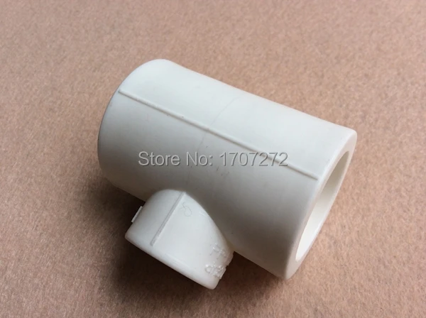 

Free Shipping Quality Enviroment - friendly PPR reducer Tee Angel Fittings DN32*20 Connector for sanitary water pipeline