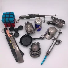 Игры PUBG AWM M24 98 К все винтовка модель Playerunknown's боя Косплэй детали костюма сплав Броня автомобиля брелок