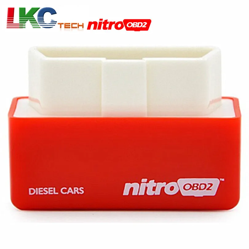 Горячая NitroOBD2 чип тюнинг коробка Nitro OBD2 производительность Plug and Drive OBD2 чип тюнинг работает для дизельных розничной коробки