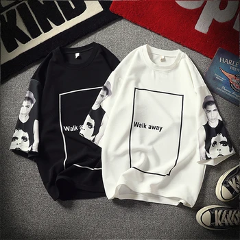 

Loose 2019 Hip Hop T Shirt Men Cotton Personalized Hip Hop Streetwear Tshirt 5xl Mens T Shirts Fashion 2019 Oversized T Shirt