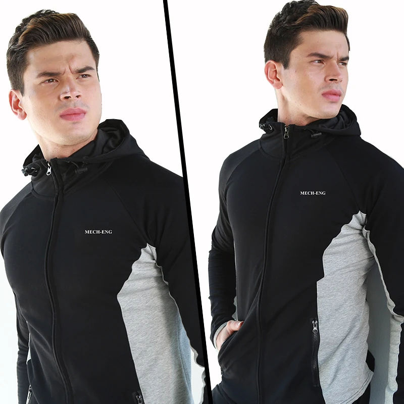 New Comfortable Men's Trainning Exercise Leisure Zipper Sport Jacket