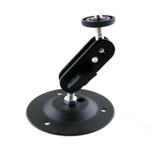 Rotating Metal Wall Mount Bracket Ceiling Stand for CCTV Security IP Camera CCTV Bracket black/white