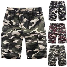 Мужские летние повседневные свободные камуфляжные спортивные пляжные шорты в стиле пэчворк 5,30