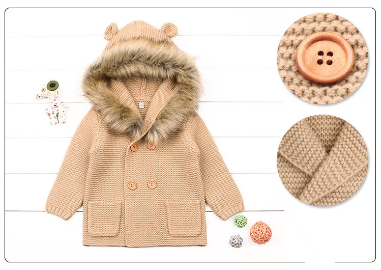 Camisola do Bebê para Meninos Outono com Capuz Colar de Malha da Criança do Bebê das Meninas dos Meninos Jaqueta e Cabolsa Cardigan Falso Camisola Menina Pullover 8 Com Capuz Falso Colar De Malha Da