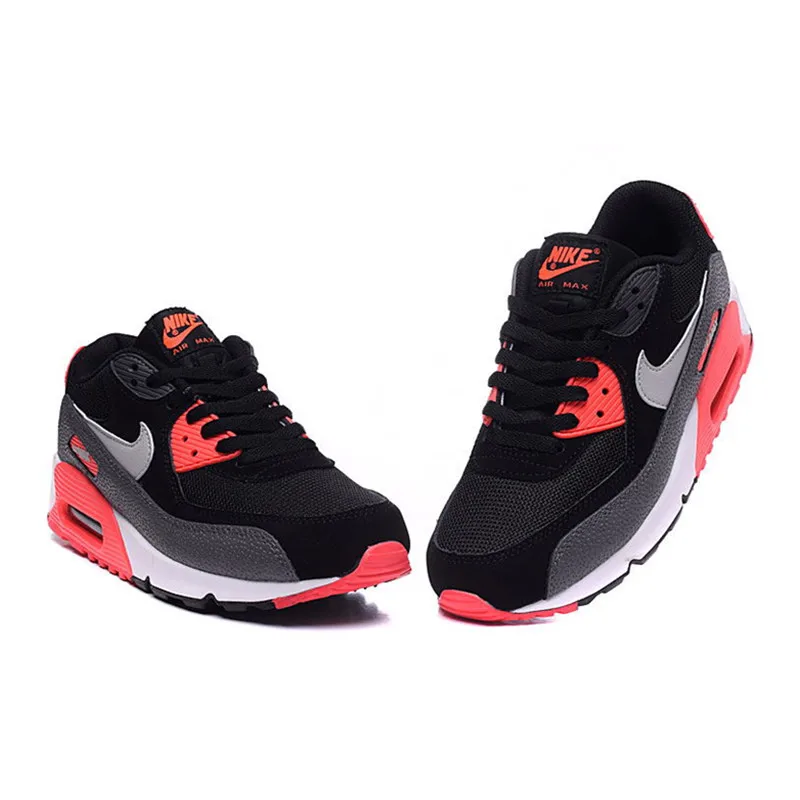 Original New Arrival Authentic Nike Women WMNS AIR MAX 90 ESSENTIAL Breathable Running Shoes Sport Outdoor Sneakers 537384-006