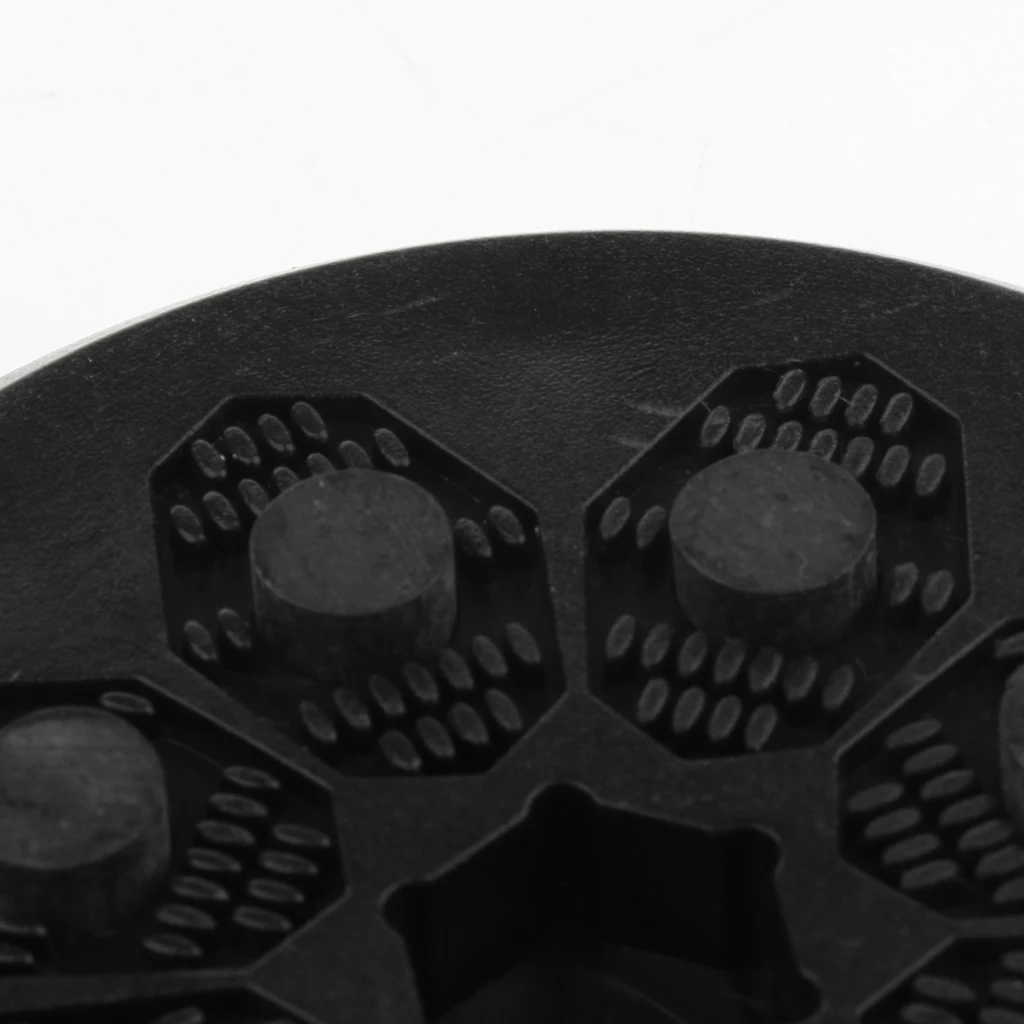 Replacement Slide Pucks Slider Block with 8 Flintstones for Skateboard Longboard Sliding Gloves Black Round Slide Pucks 