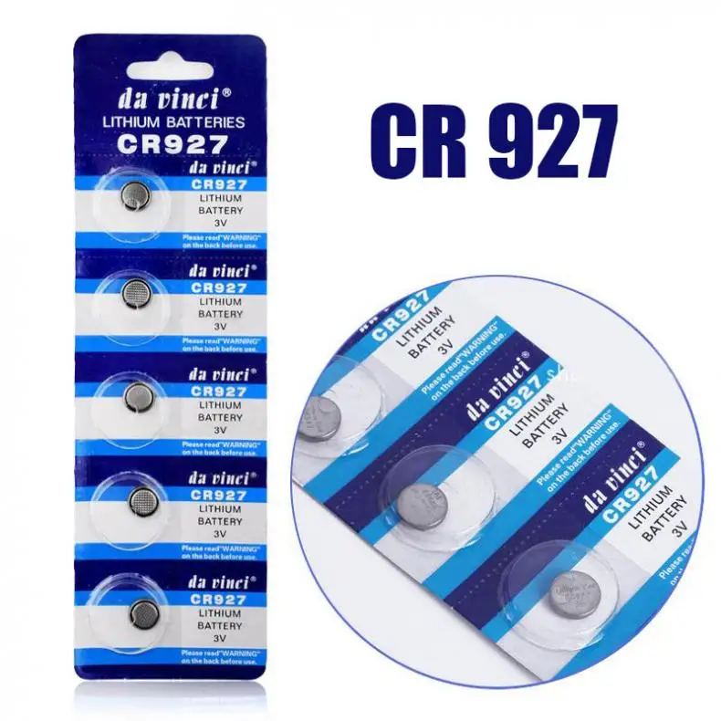 5pcs CR927 Button Battery DL927 BR927 ECR927 5011LC 927 EE6216 Coin Cells Lithium Battery 3V For