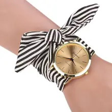 2018 New Design font b Women s b font font b Watches b font Stripe Fabric