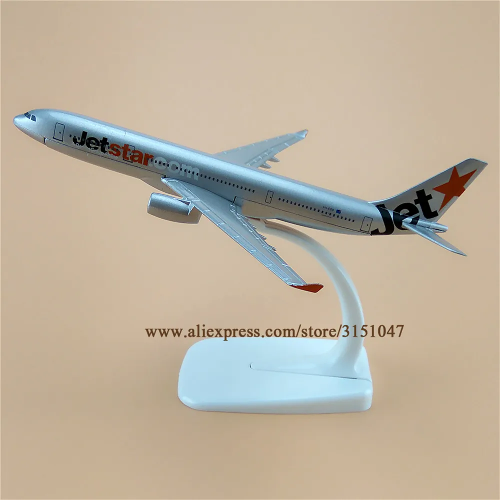 Модель самолета из металлического сплава Jet Air Jetstar A330 авиакомпании модель