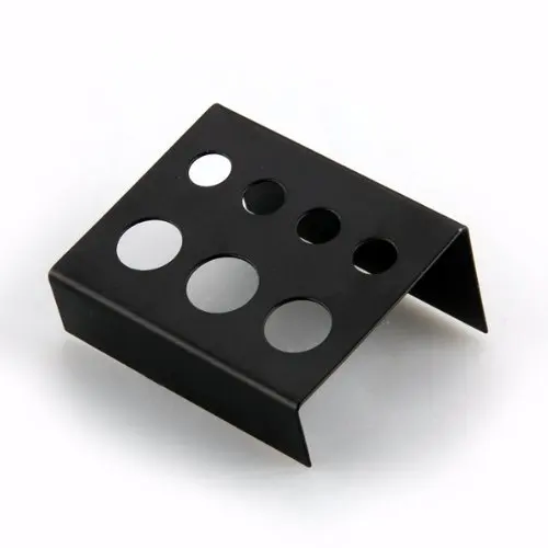 

Black Stainless Steel Tattoo Ink Cup Cap Holder Stand 7 Holes Supply